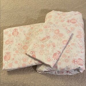 Pottery Barn Kids Owl Sheet Set